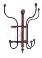 “Chadwick Lane” Wall mounted ball finial coat hook rack