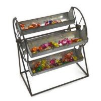 "Watermill" Planter in a Silver Finish