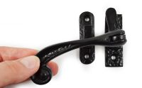 black cast iron door fastener