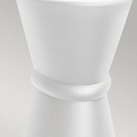 Close-Up of White Finish on Exterior Wall Light