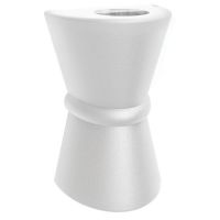 White "Hourglass" Exterior Uplight & Downlight