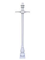 White 1.728m Lamp Post
