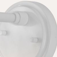 Close Up of White Wall Light