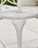 White Aluminium Chair Leg