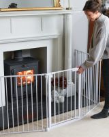 Woman Next To Young Child Nursery Fire Guard 