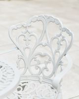 White Decorative Garden Chair 
