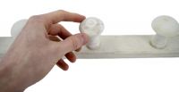 White Wooden Hook Rack