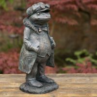 Close-up of the Toad on the "Wind in the Willows" Sculpture Set