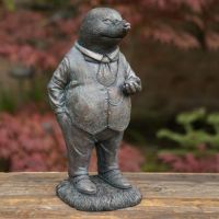 Close-up of the Mole on the "Wind in the Willows" Sculpture Set
