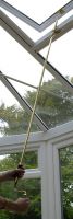 Telescopic Brass Window Winder Pole 2.75m - 3.95m