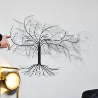 "Windswept Winter Tree" Wall Art to Scale
