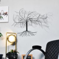 "Windswept Winter Tree" Wall Art in a Modern Sitting Room