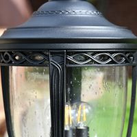 Close-up of the Rope Design on the Top of the Pillar Light 
