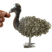 Wire Duck Sculpture