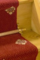 Wood Carpet Rod Complete with Plain Cap
