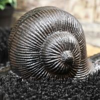 Detailed image of cast iron shell design