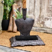 Rustic Garden spade boot brush and scraper