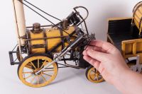 1829 Stephenson “Rocket” Steam Locomotive model 