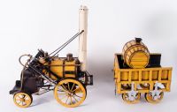 1829 Stephenson “Rocket” Steam Locomotive model 