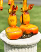 Close up of Yellow Robot Feet