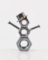 "Yeti" The Scrap Metal Snowman