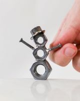 Scale image of "Yeti" The Scrap Metal Snowman