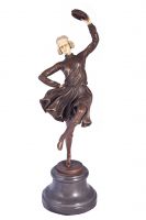 “Amalily” Bronze Traditional Dancer Sculpture