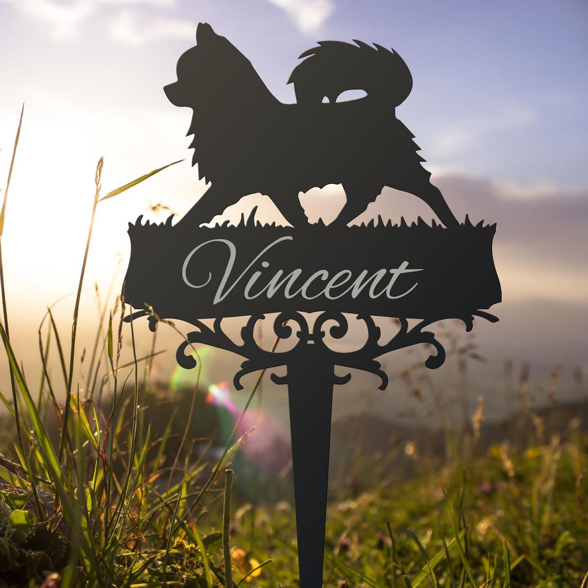 Chihuahua Memorial Ground Spike with Personalisation  Chihuahua Memorial Ground Spike with Personalisation