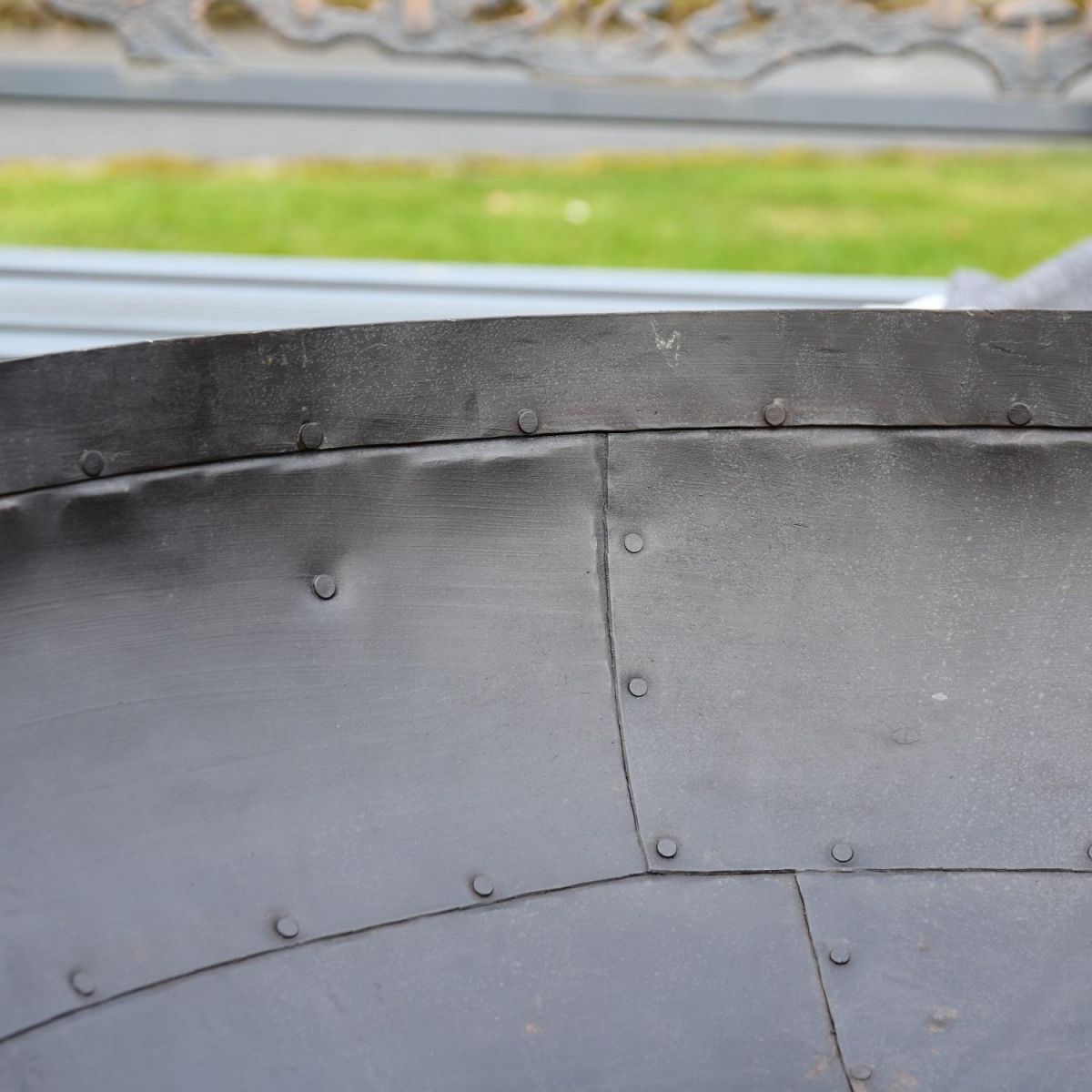 Close up of hand created kadai bowl  Close up of hand created kadai bowl