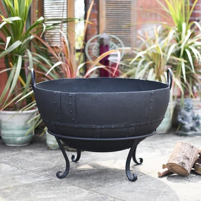 Traditional Kadai Bowl in Situ in the Garden