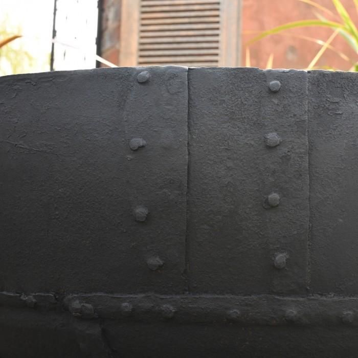 Close-up of the Hammered Metal Used to Create the Kadai Bowl 