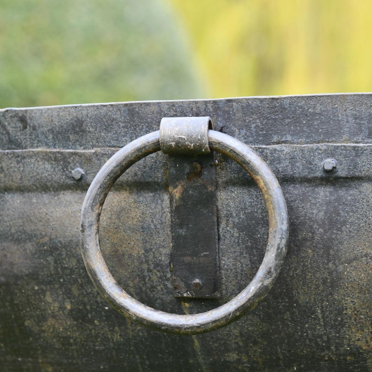 Close up of drop handles 