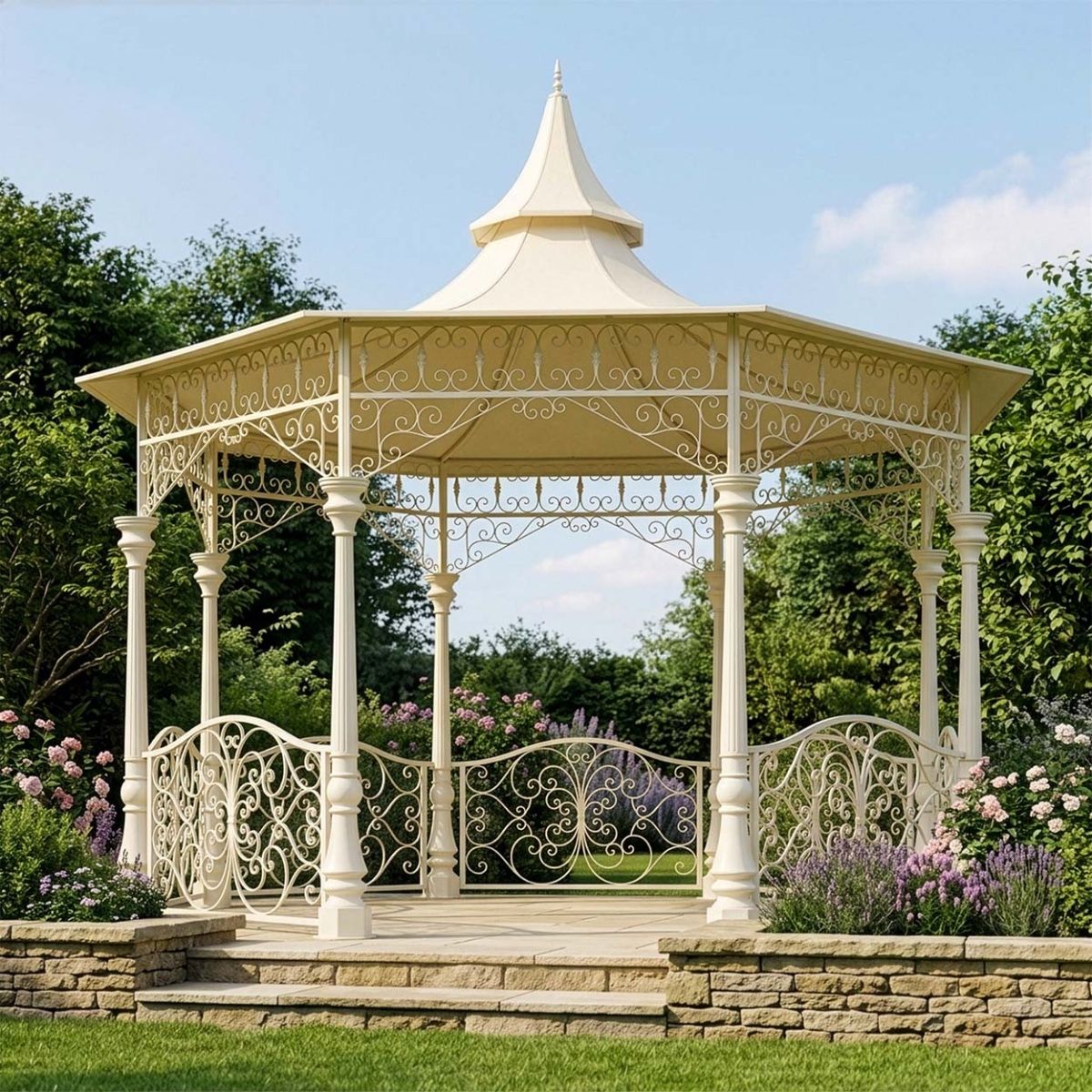 Lady Leticia"s Dream Carousel Bandstand Pavilion Digital Illustration
