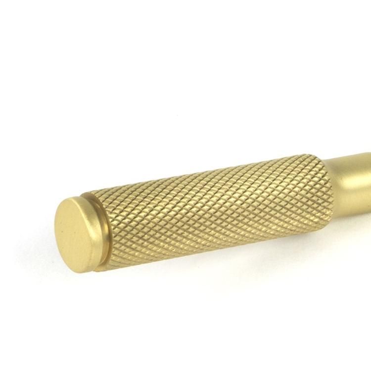 Close-Up of Handle for 12" Satin Brass "Royale" Five Pin Window Stay - 338mm