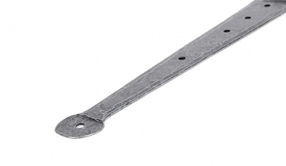 12" Round Ended Pewter Tee Hinges