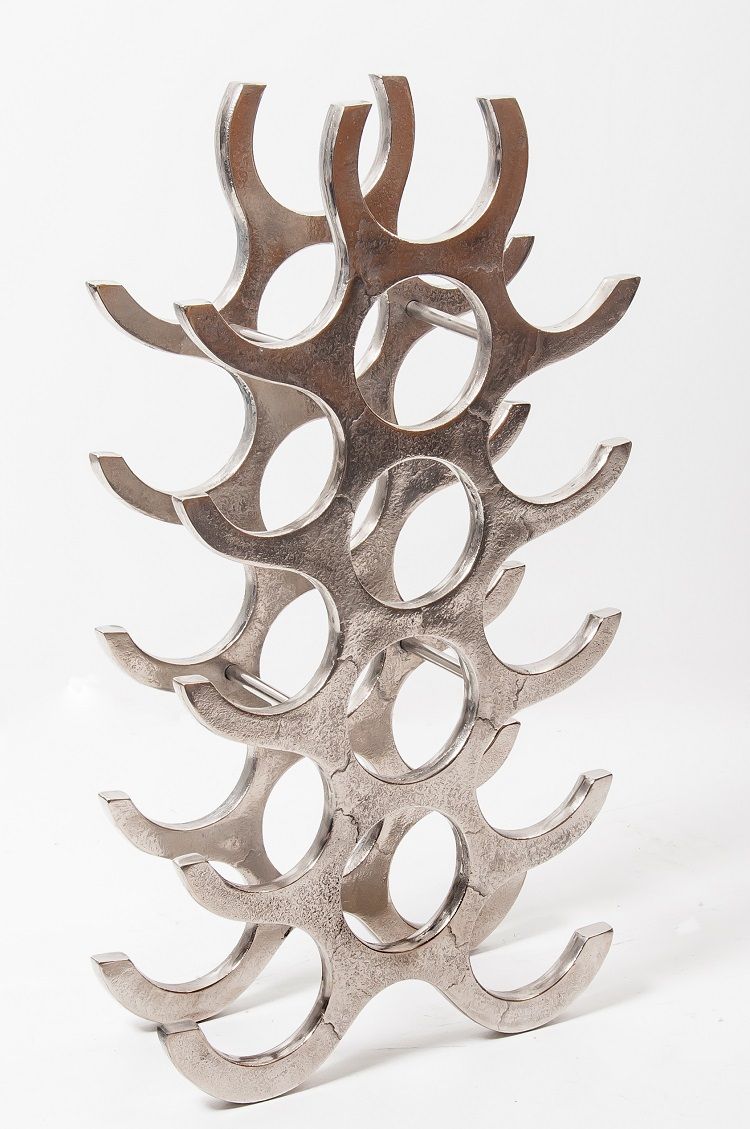 "Bluebell Avenue" Free Standing Aluminium Wine & Bottle Holder