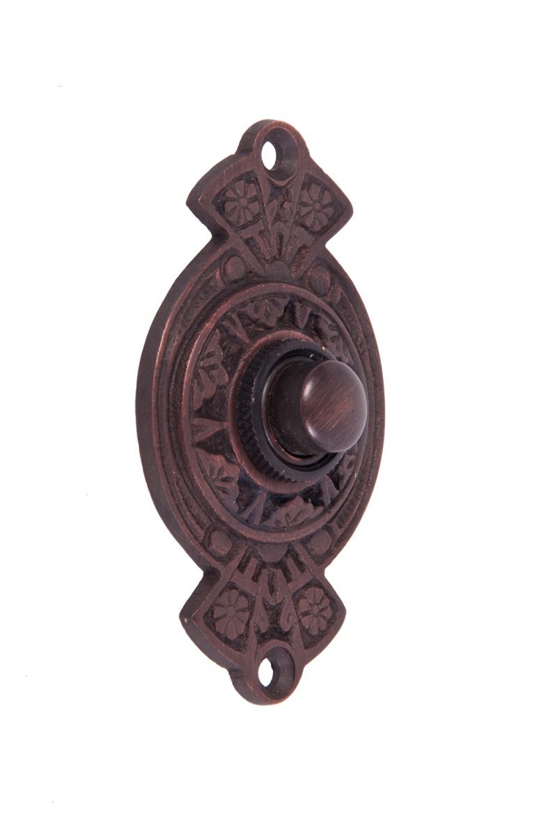 “Hampern Close” Antique Copper Decorative Bell Push