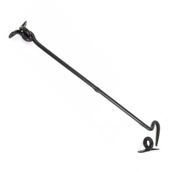 18" Forged Cabin Hook Black 