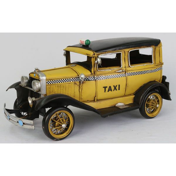 1930"s Vintage Ford Yellow Taxi