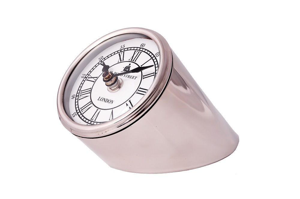 Contemporary 49 Bond Street Table clock Contemporary 49 Bond Street Table clock