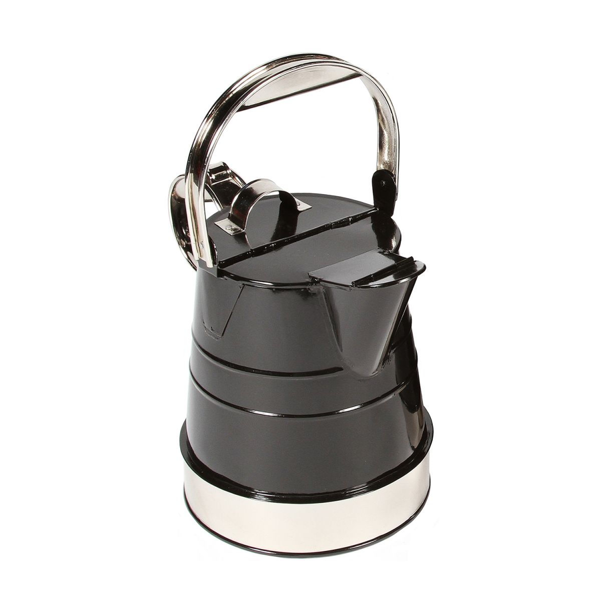 1 Gallon Black & Brass Narrowboat Watering Can 1 Gallon Black & Brass Narrowboat Watering Can