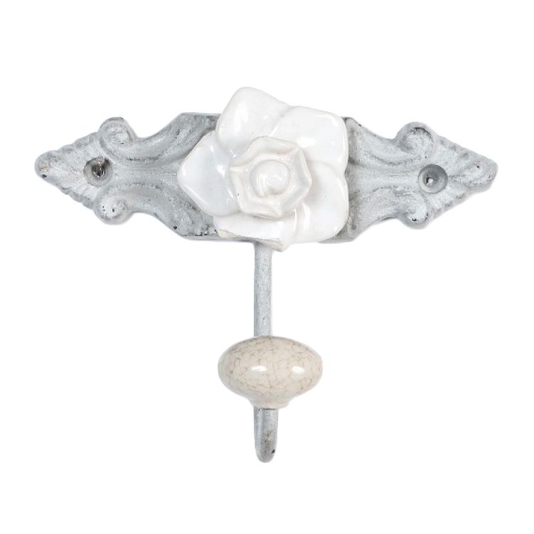 Small Grey Flower Hook Small Grey Flower Hook