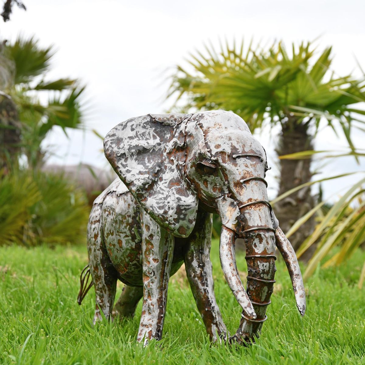 Elephant Sculpture in Situ