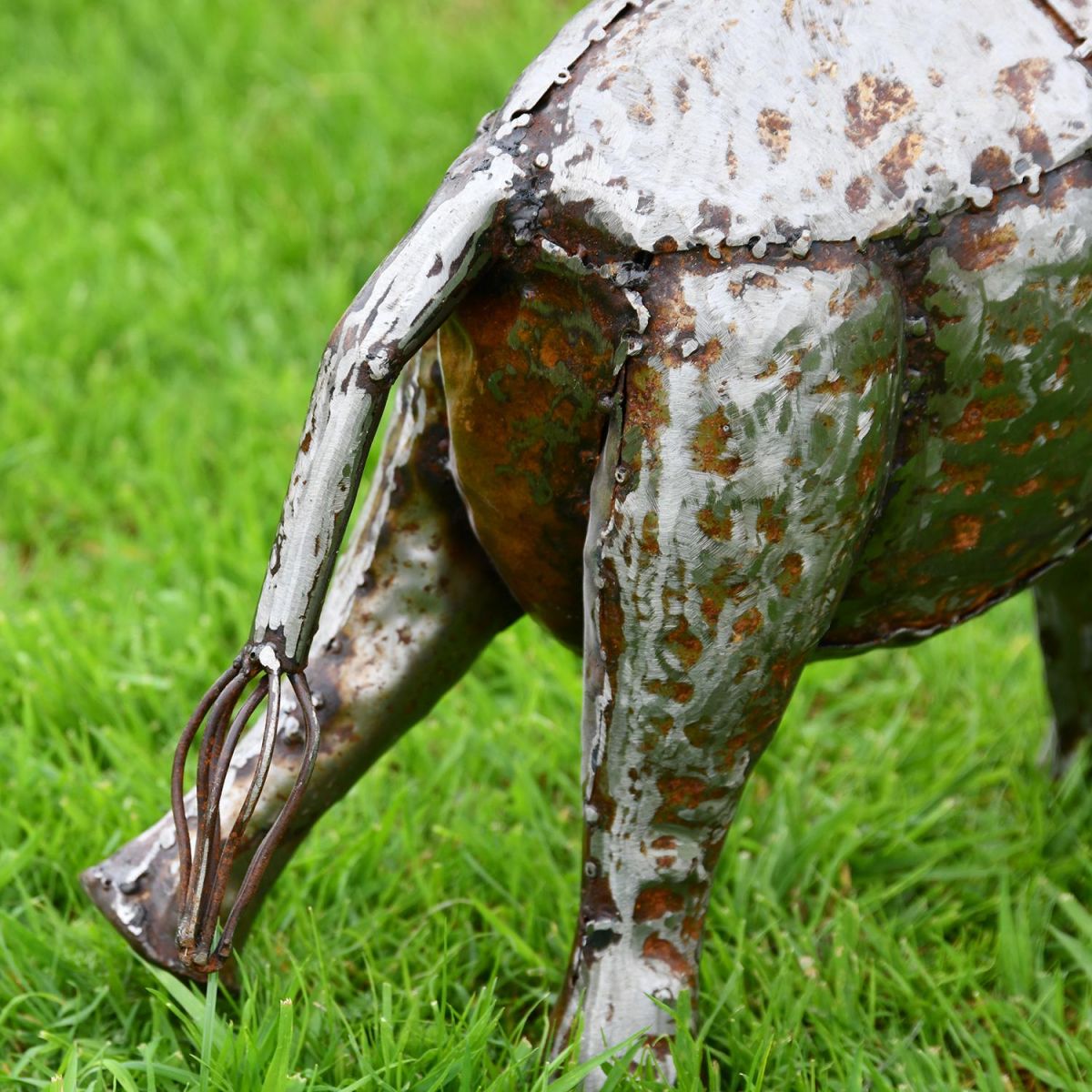 Close-up of the Tail on the Elephant Sculpture
