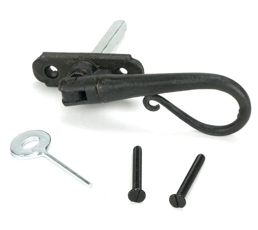 Full Set for 20mm Beeswax Shepherd"s Crook Espagnolette Window Handle - Left Hand