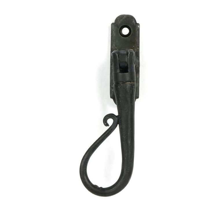 20mm Beeswax Shepherd"s Crook Espagnolette Window Handle - Left Hand