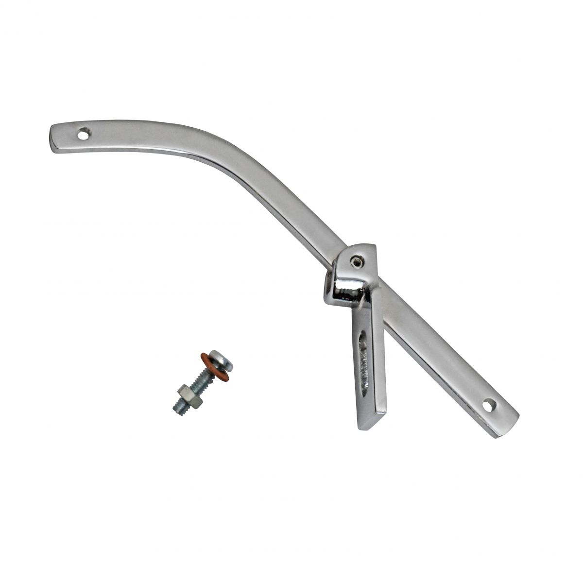 Fulcrum Arm Finished in a Bright Chrome Fulcrum Arm Finished in a Bright Chrome
