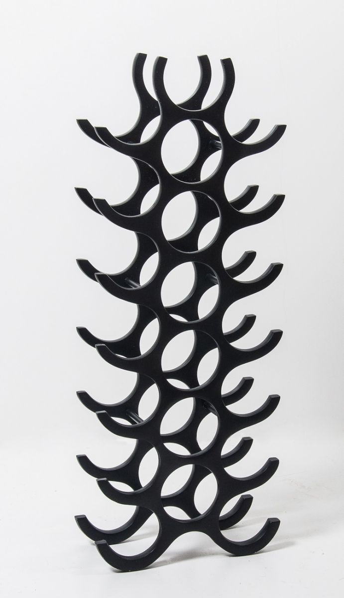 "Carnaby Lane" Aluminium Wine and Bottle Holder