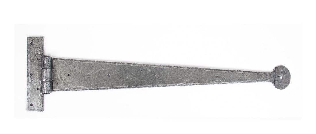 22" Hammered Pewter Door Hinges