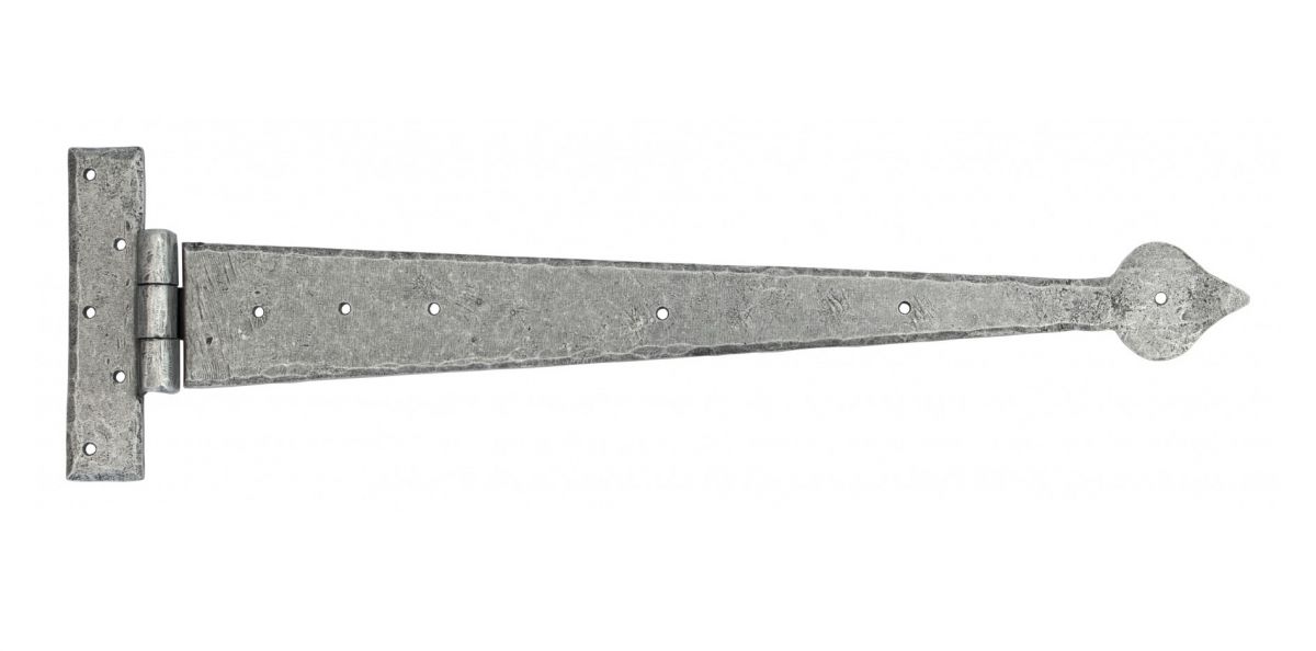 22" Pewter Arrow Tip Tee Hinge